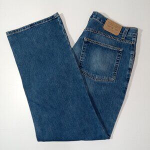 American Eagle Outfitters Jeans Straight Leg Medium Wash Blue Denim Mens Size 36